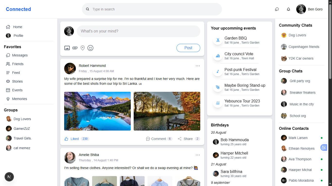 Social Feed